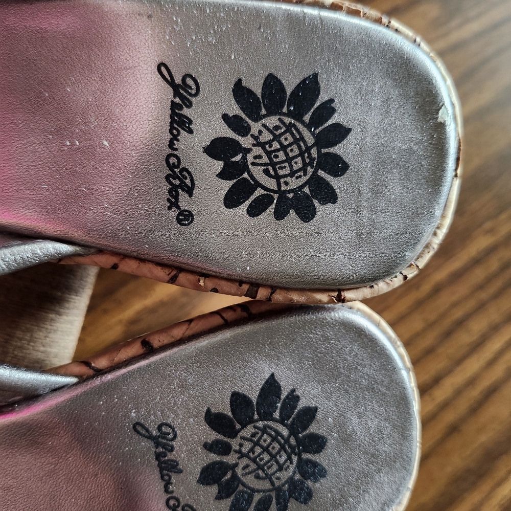 Yellow Box Silver/Pewter Sandals - Picture 6 of 7